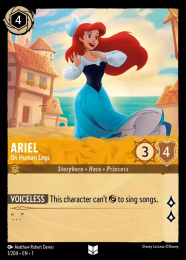Ariel
        
        - On Human Legs
        