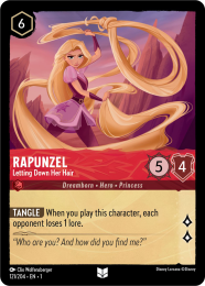 Rapunzel
        
        - Letting Down Her Hair
        