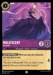 Maleficent
        
        - Sorceress
        